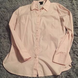 Light Pink Ann Taylor Button Up (Petite)